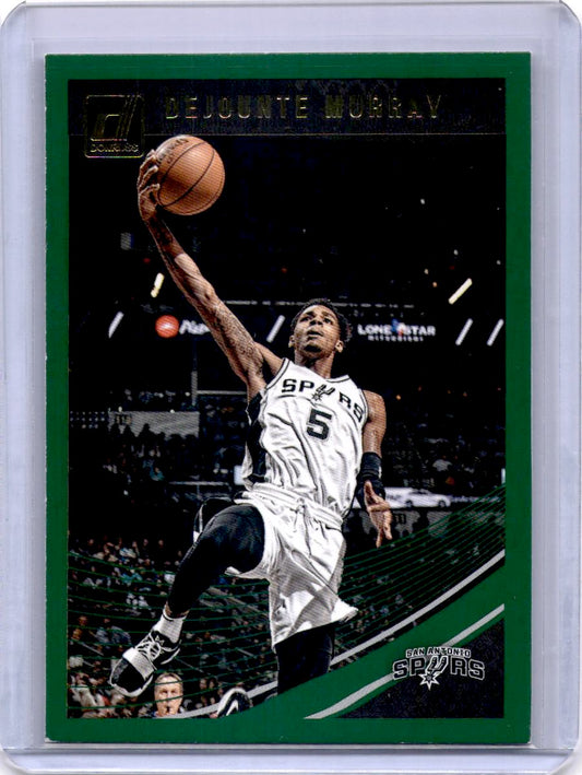 2018-19 Donruss #101 Dejounte Murray Green Flood