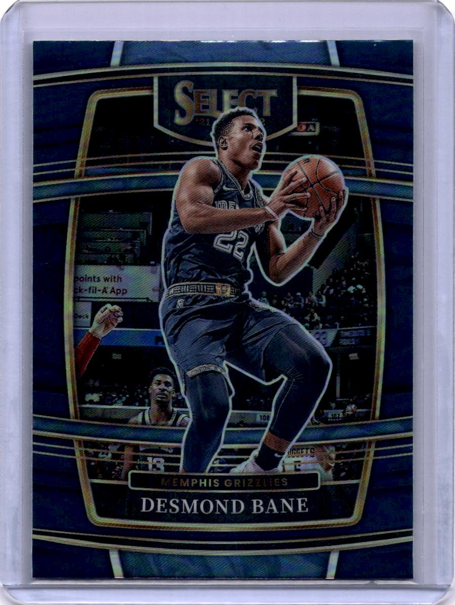 2021-22 Panini Select #63 Desmond Bane Blue Prizms