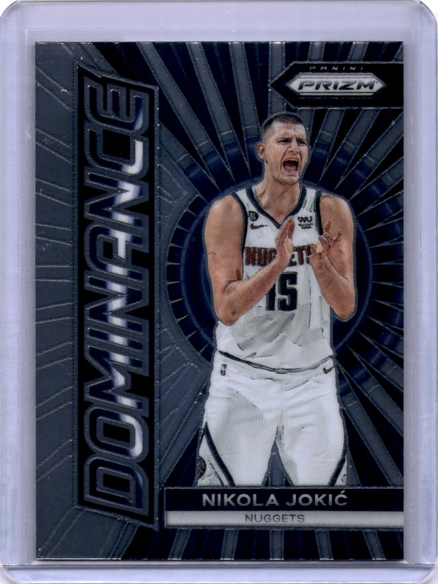 2023-24 Panini Prizm #10 Nikola Jokic Dominance