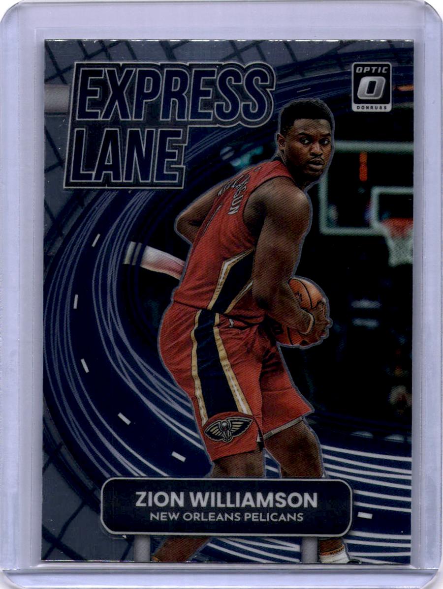 2022-23 Donruss Optic #9 Zion Williamson Express Lane Holo