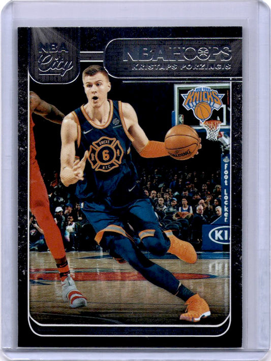 2018-19 Hoops #NBA-20 Kristaps Porzingis NBA City