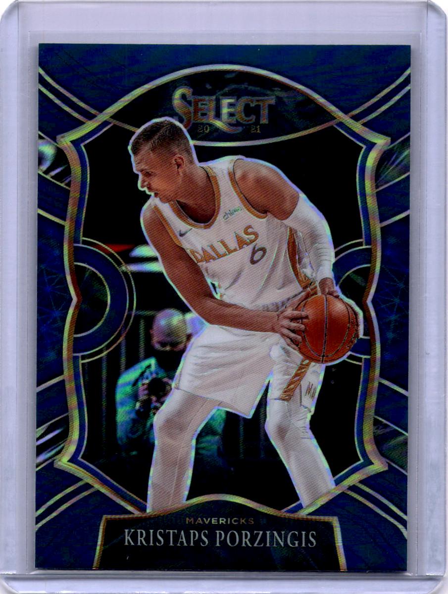 2020-21 Panini Select #43 Kristaps Porzingis Blue