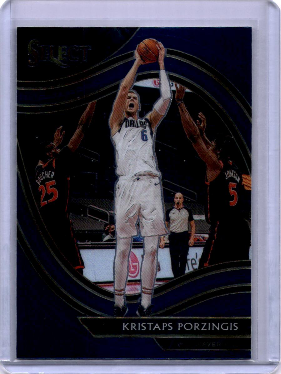 2020-21 Panini Select #244 Kristaps Porzingis Blue