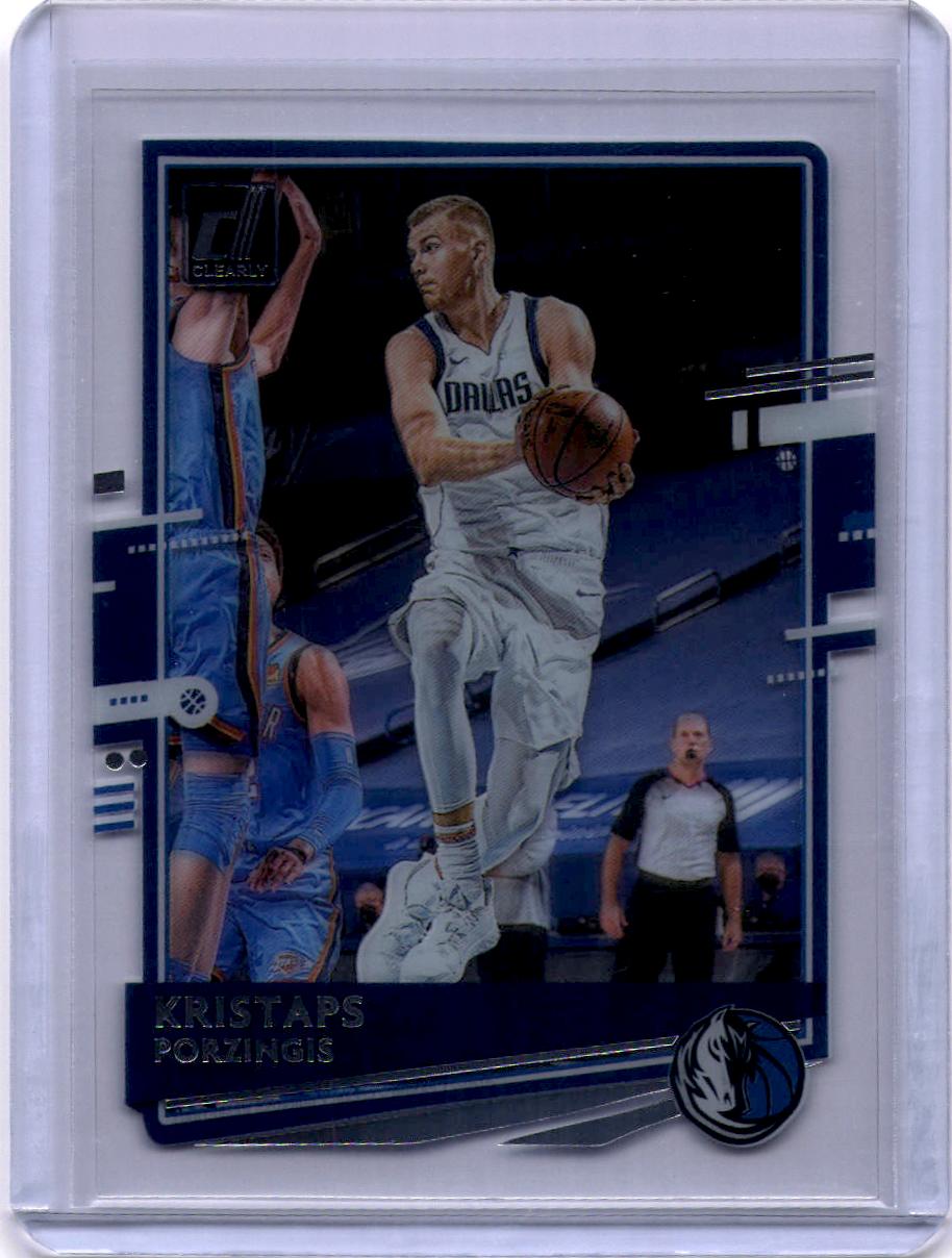 2020-21 Clearly Donruss #9 Kristaps Porzingis