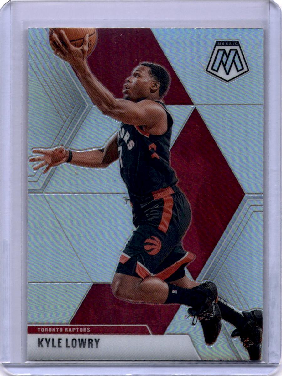 2019-20 Panini Mosaic #29 Kyle Lowry Silver Prizm