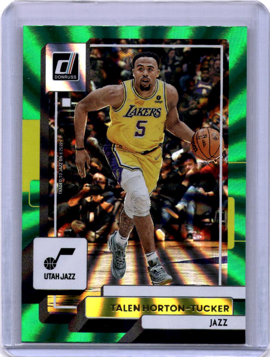2022-23 Donruss #130 Talen Horton-Tucker Holo Laser Green