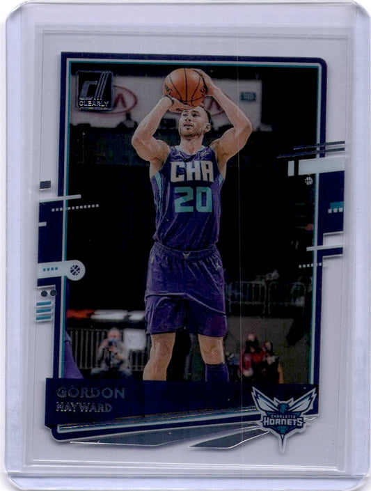 2020-21 Clearly Donruss #11 Gordon Hayward