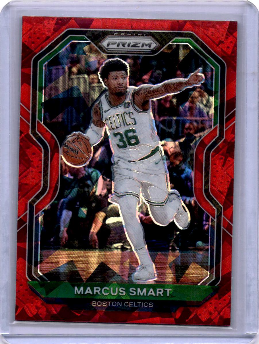 2020-21 Panini Prizm #97 Marcus Smart Red Ice Prizms