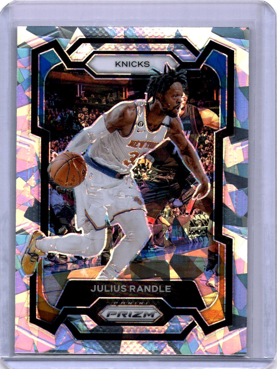 2023-24 Panini Prizm #18 Julius Randle Prizms Ice