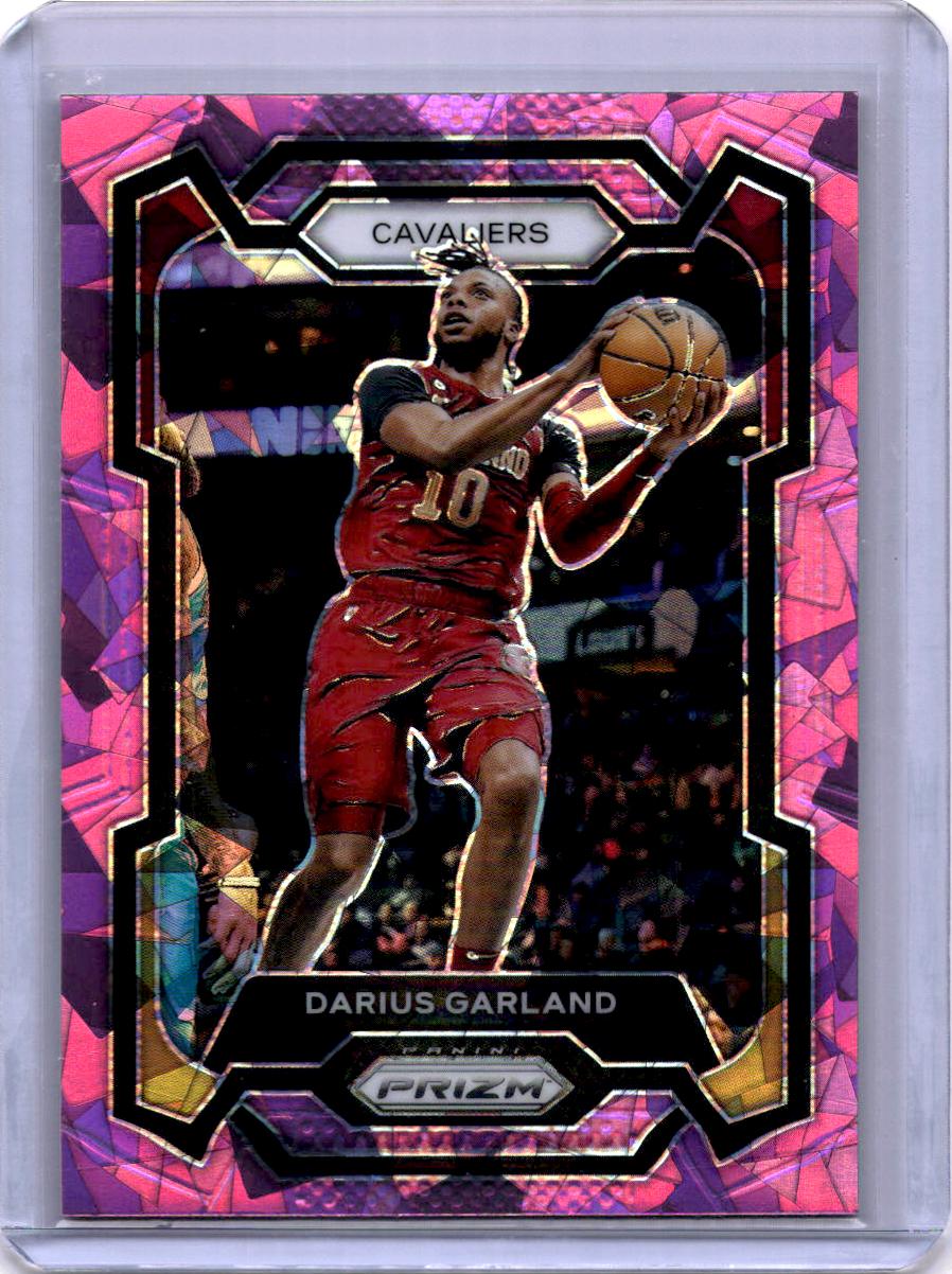 2023-24 Panini Prizm #81 Darius Garland Prizms Pink Ice