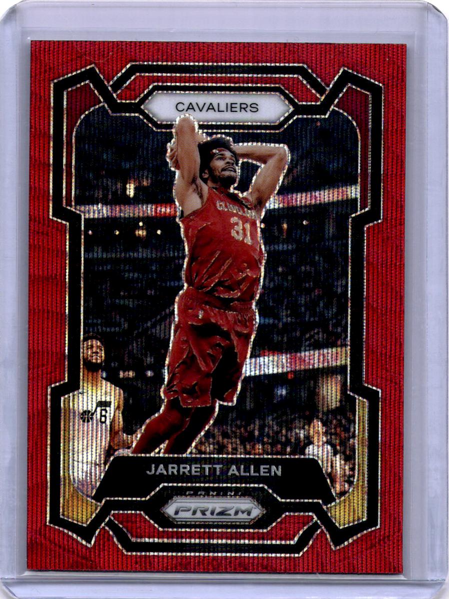 2023-24 Panini Prizm #248 Jarrett Allen Prizms Ruby Wave