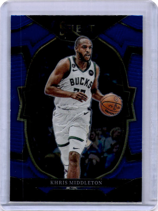 2022-23 Panini Select #28 Khris Middleton Blue (Retail Base)