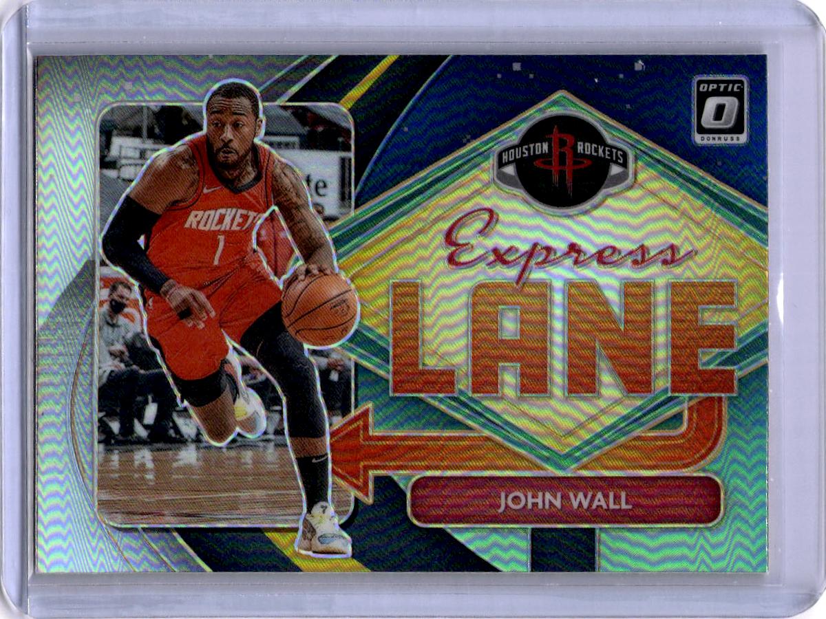 2020-21 Donruss Optic #16 John Wall Express Lane