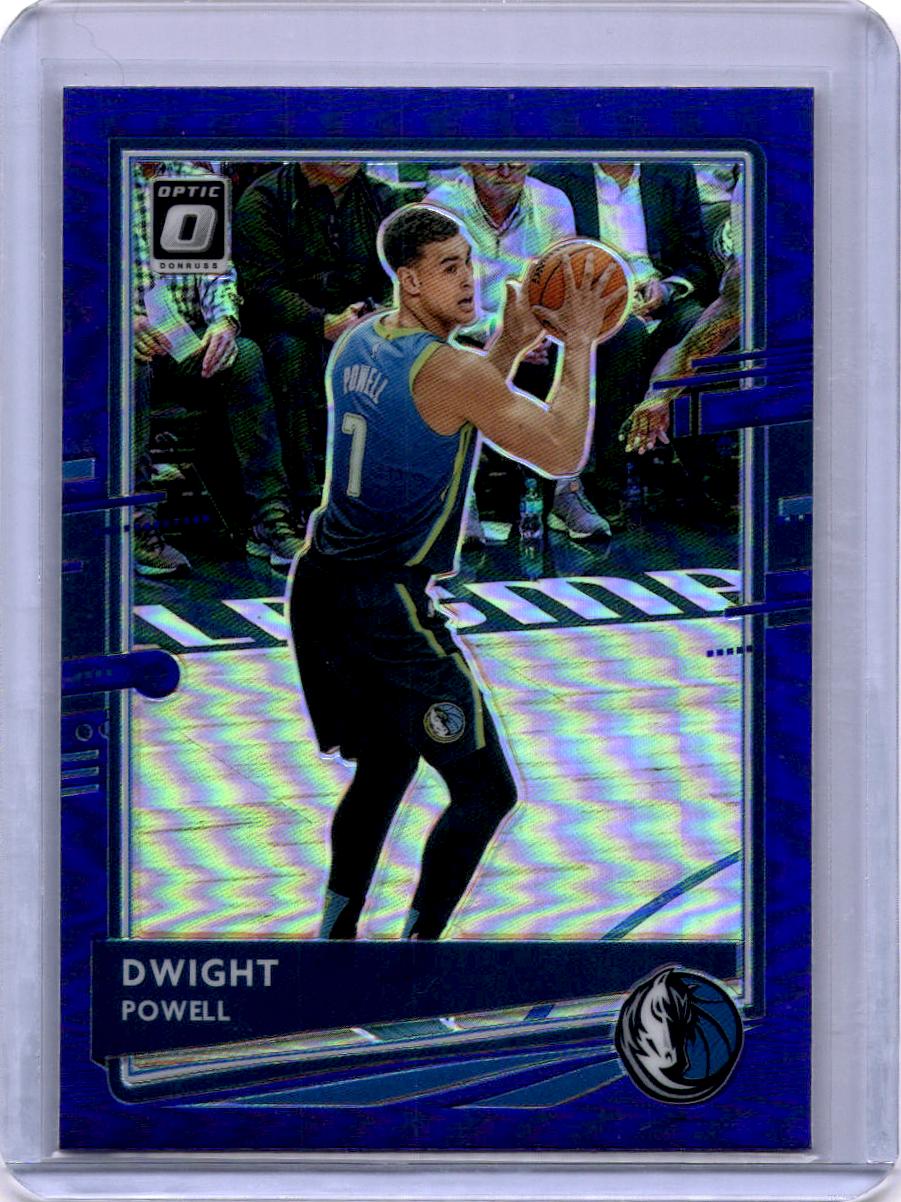 2020-21 Donruss Optic #45 Dwight Powell Blue Pulsar