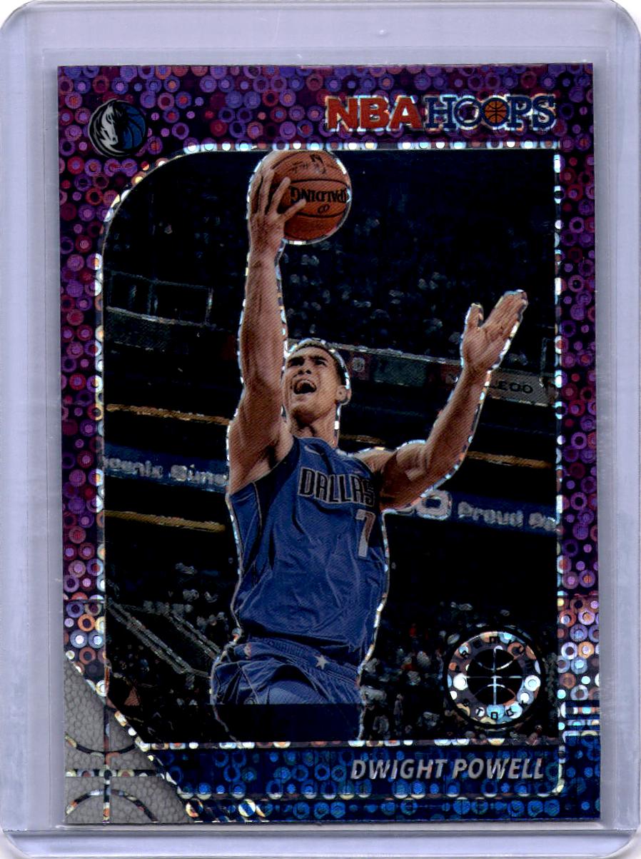 2019-20 Hoops Premium Stock #45 Dwight Powell Prizms Purple Disco