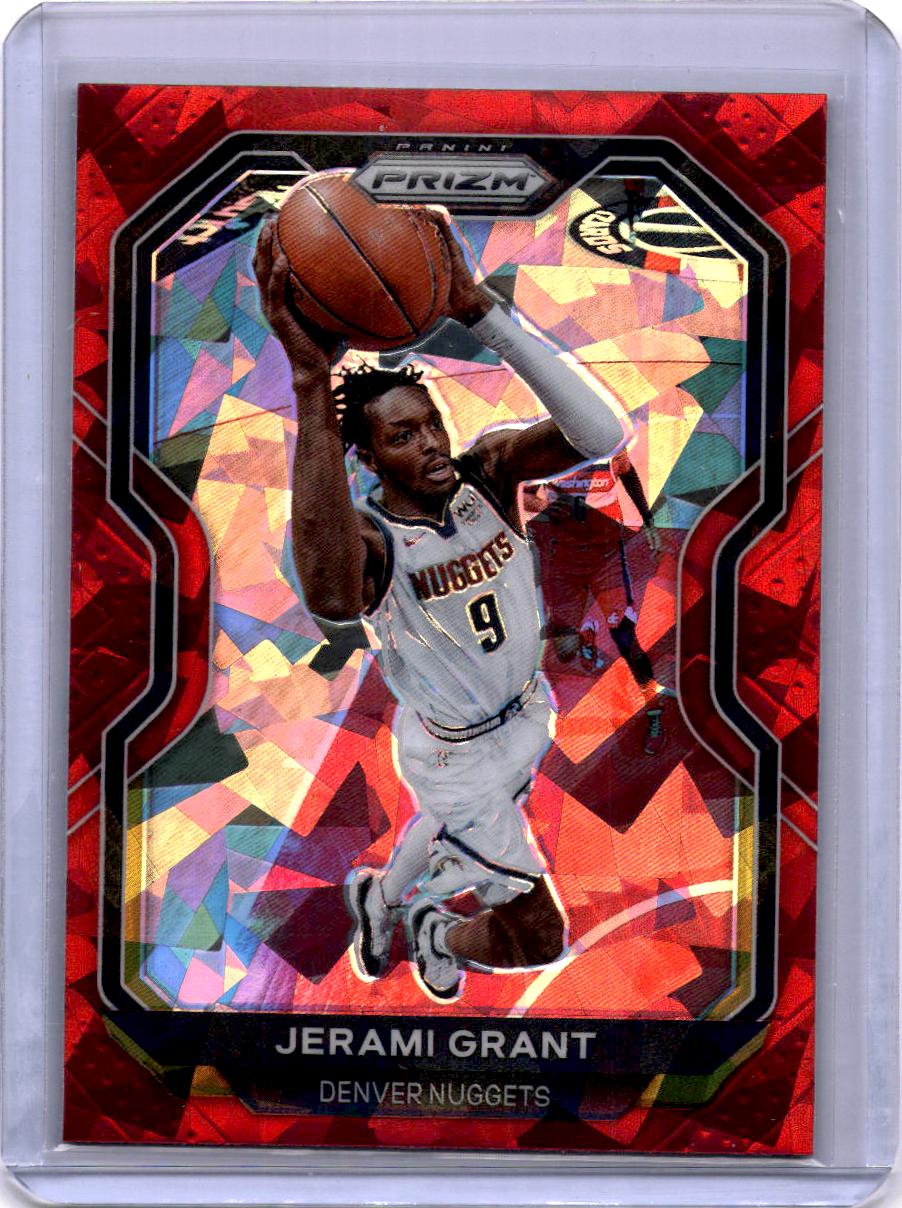 2020-21 Panini Prizm #143 Jerami Grant Red Ice Prizms