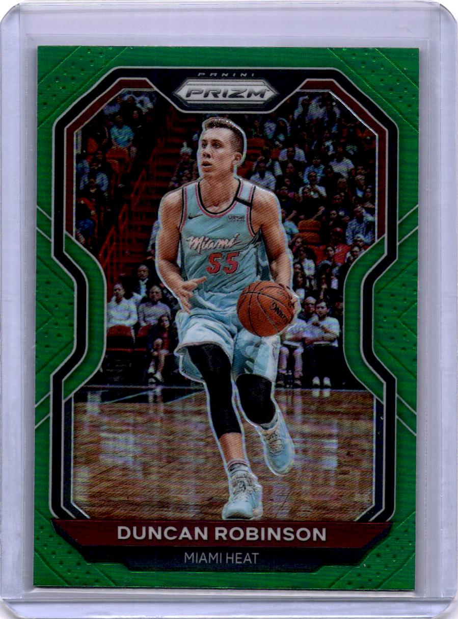 2020-21 Panini Prizm #181 Duncan Robinson Green Prizms