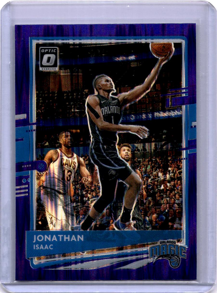 2020-21 Donruss Optic #66 Jonathan Isaac Purple Shock