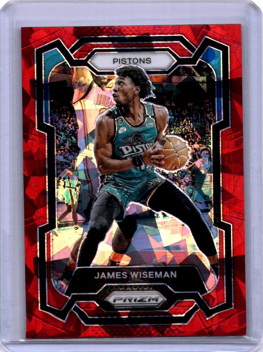 2023-24 Panini Prizm #86 James Wiseman Prizms Red Ice