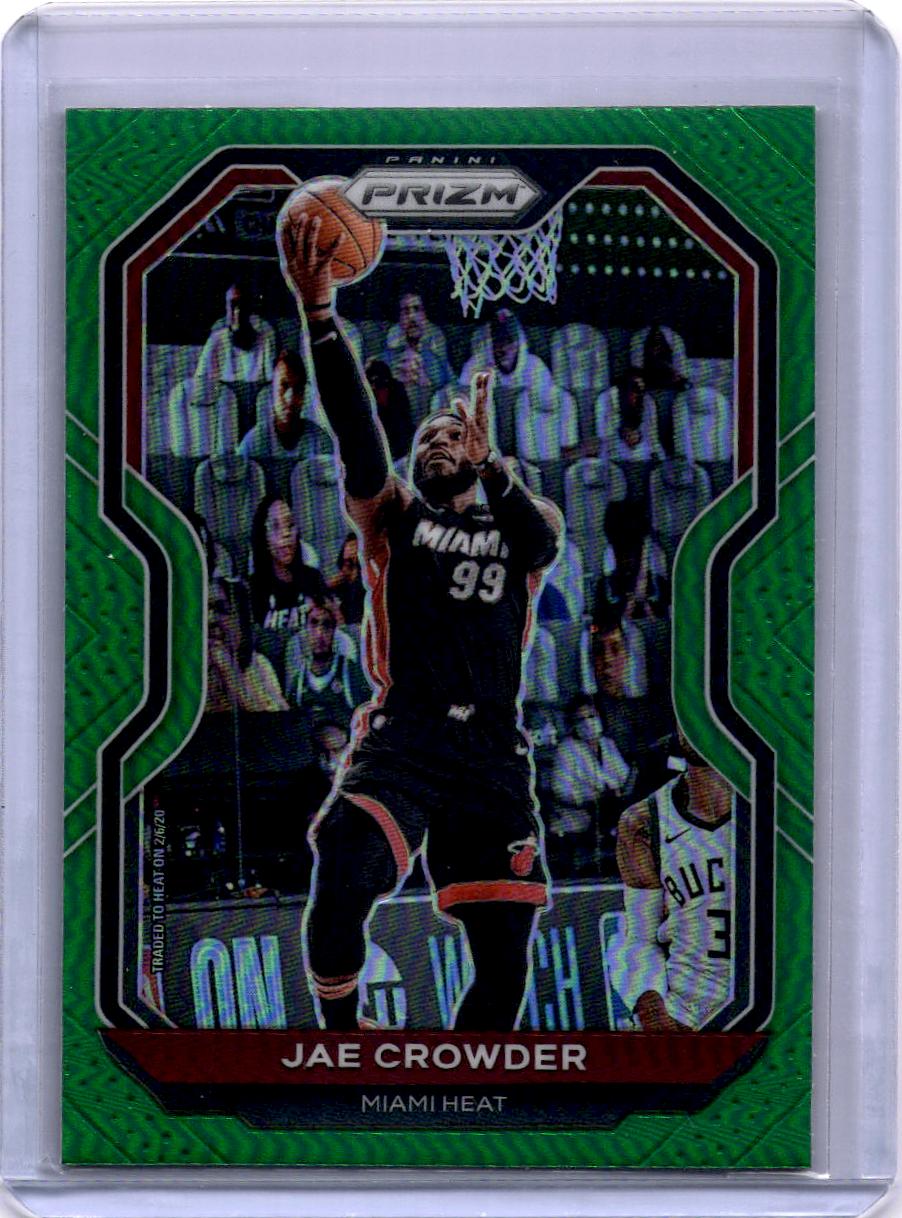 2020-21 Panini Prizm #146 Jae Crowder Green Prizms
