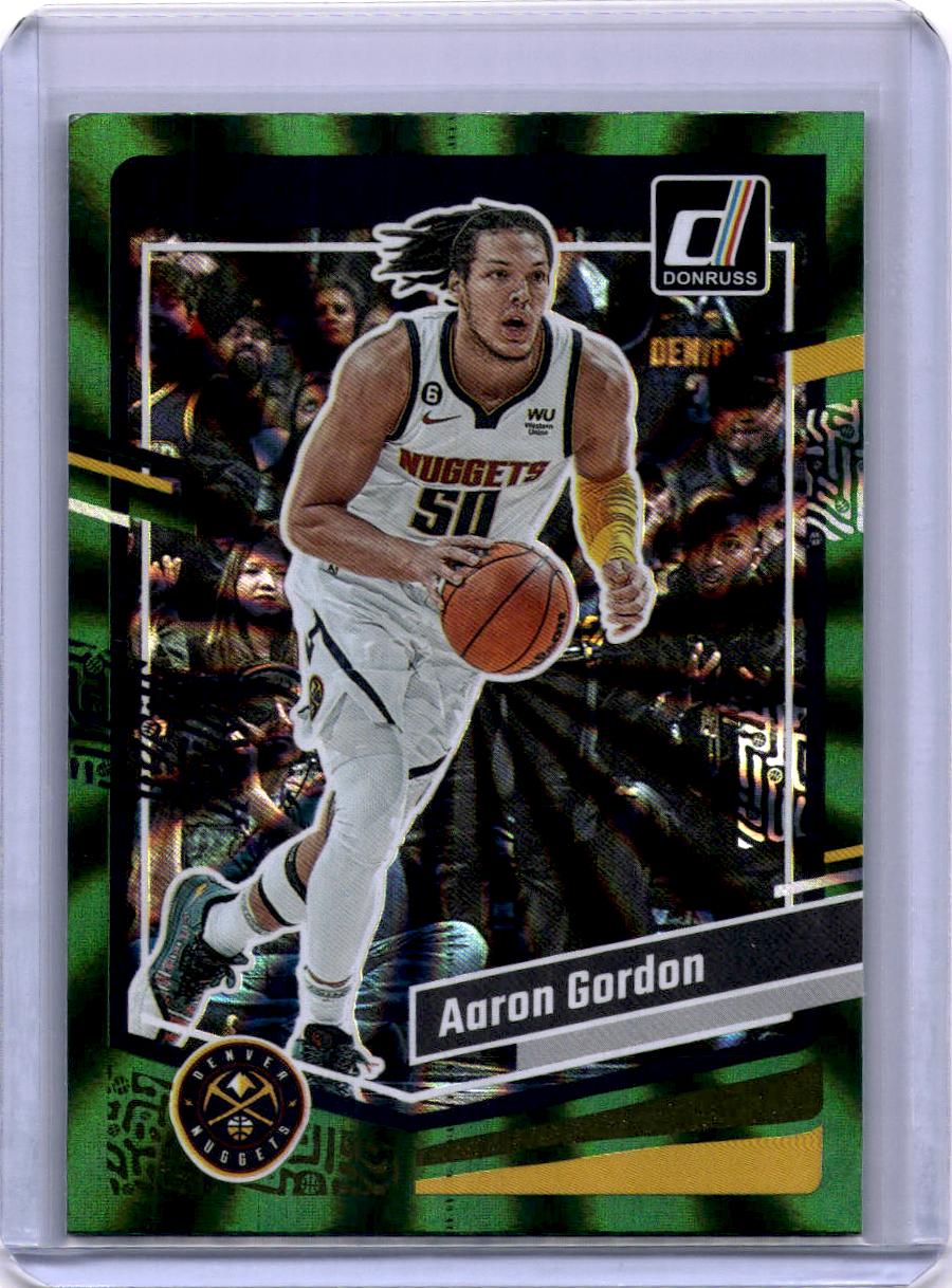 2023-24 Donruss #38 Aaron Gordon Green Laser Holo