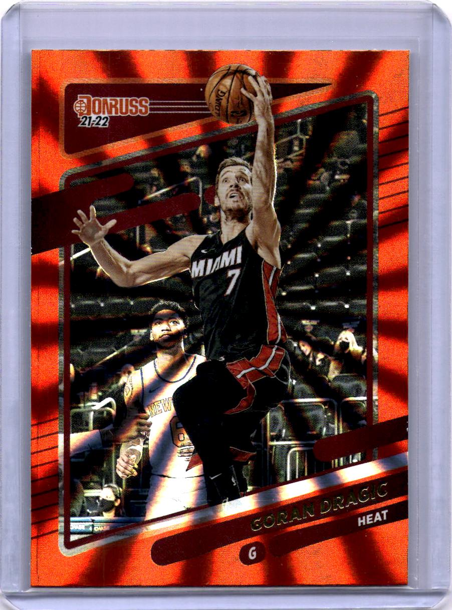 2021-22 Donruss #62 Goran Dragic Holo Orange Laser