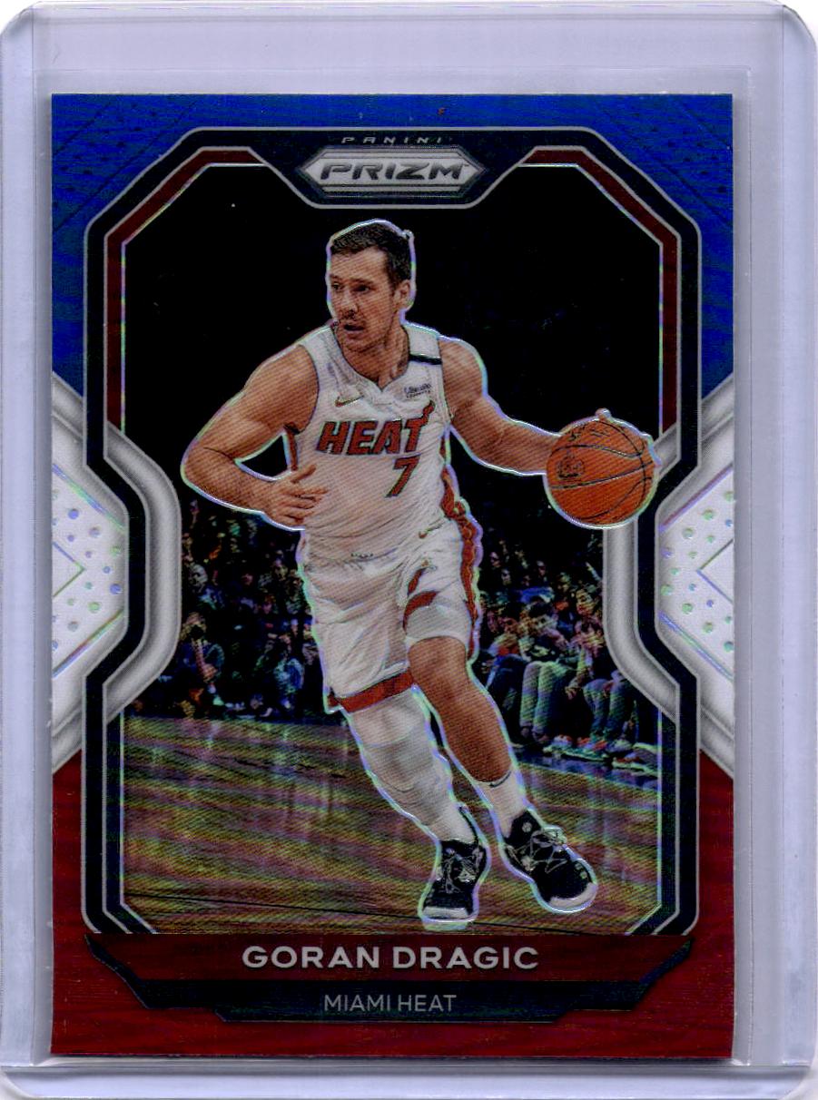 2020-21 Panini Prizm #179 Goran Dragic Red, White and Blue Prizms