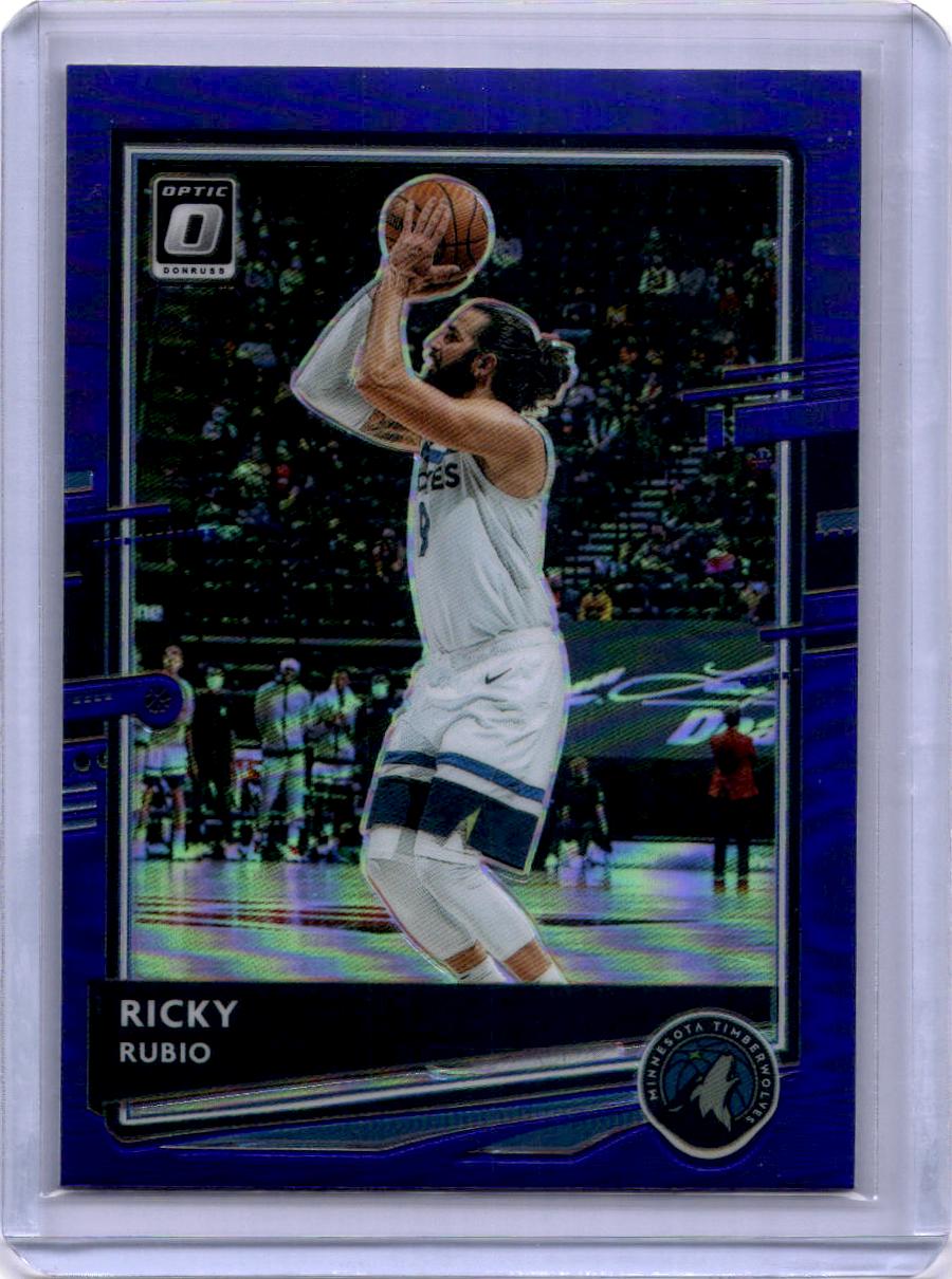 2020-21 Donruss Optic #138 Ricky Rubio Purple
