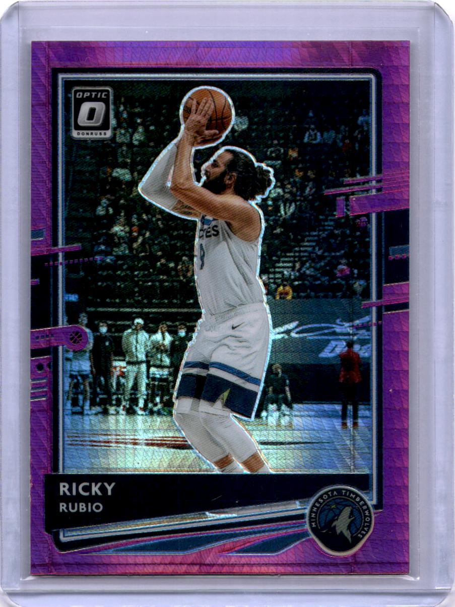 2020-21 Donruss Optic #138 Ricky Rubio Hyper Pink