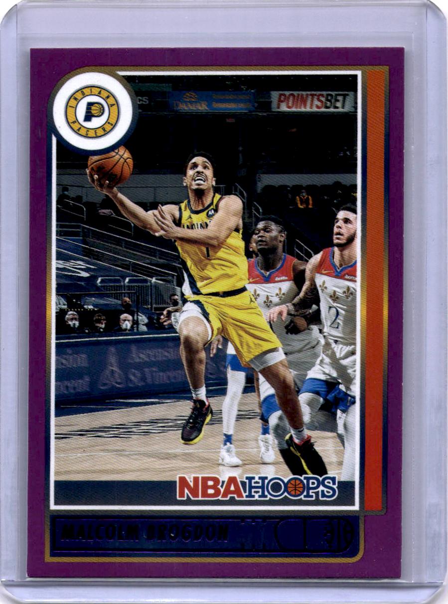 2021-22 Hoops #153 Malcolm Brogdon Purple