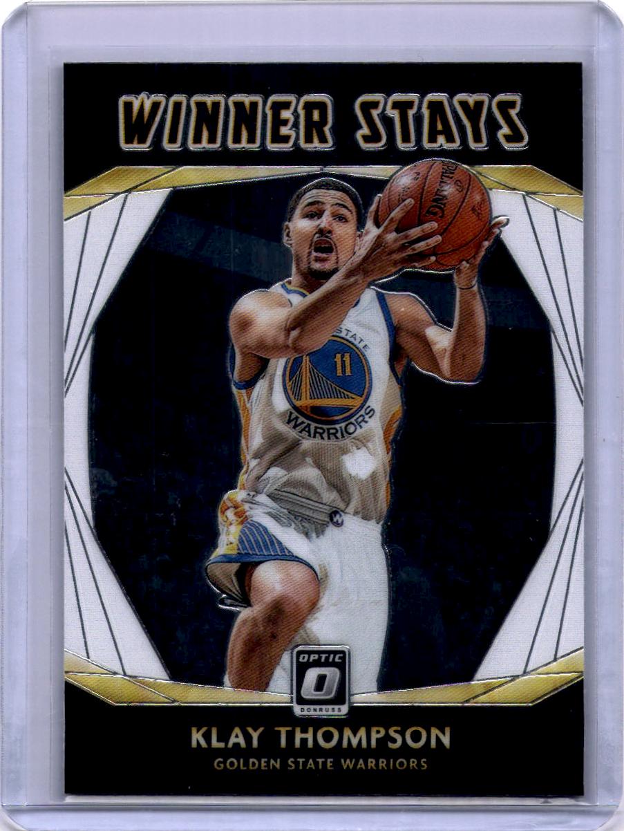 2020-21 Donruss Optic #7 Klay Thompson Winner Stays