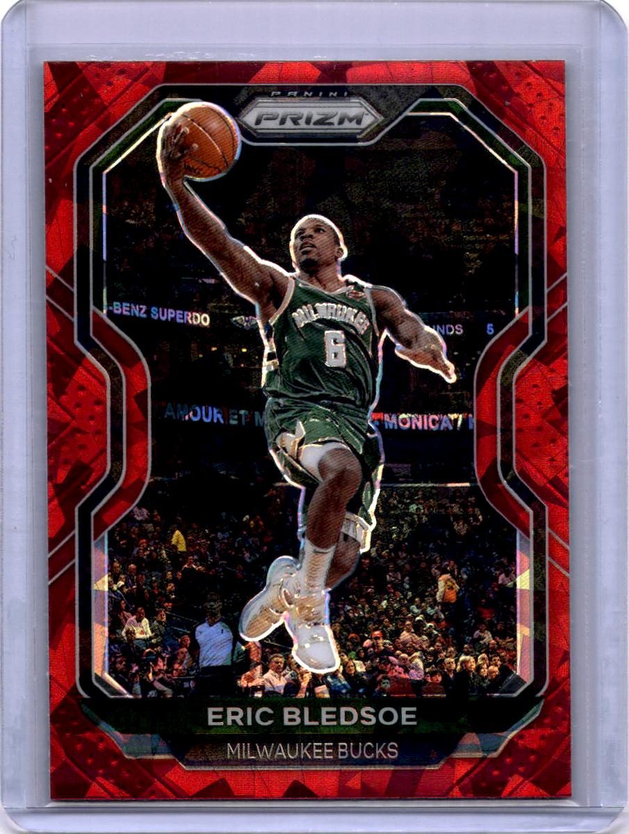 2020-21 Panini Prizm #17 Eric Bledsoe Red Ice Prizms