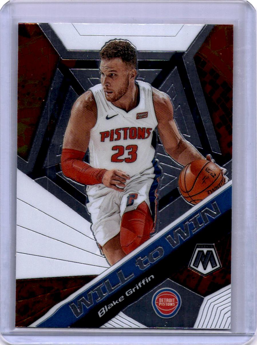 2019-20 Panini Mosaic #5 Blake Griffin Will to Win
