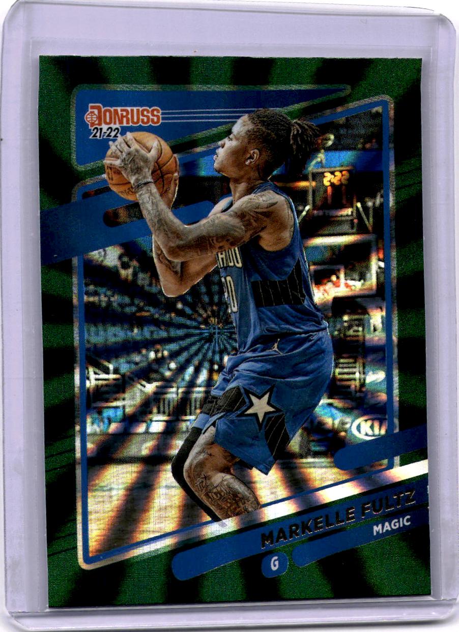 2021-22 Donruss #151 Markelle Fultz Holo Green Laser