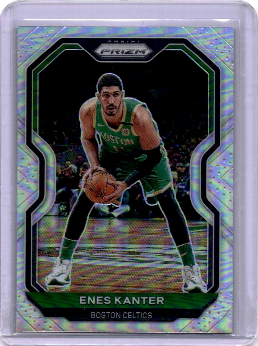 2020-21 Panini Prizm #212 Enes Kanter Silver Prizms