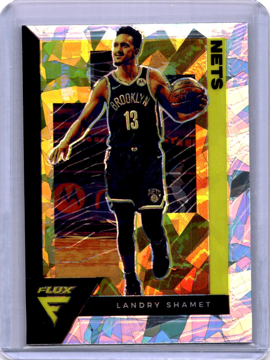 2020-21 Panini Flux #18 Landry Shamet Fanatics Cracked Ice