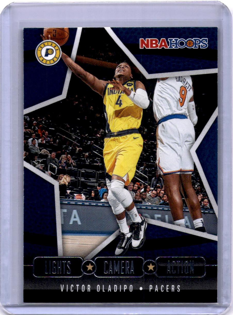 2020-21 Hoops #28 Victor Oladipo Lights Camera Action Holo