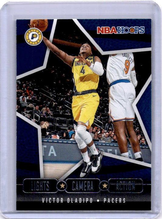 2020-21 Hoops #28 Victor Oladipo Lights Camera Action Holo