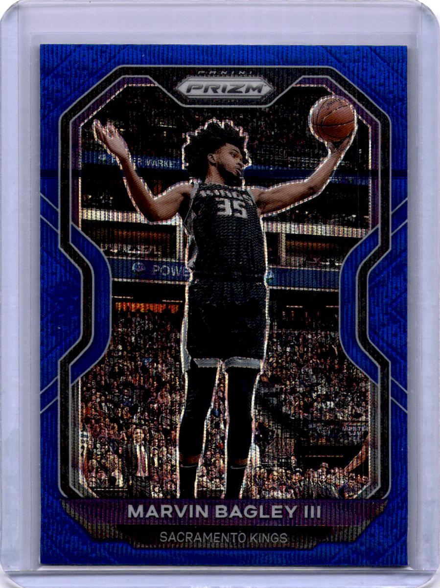 2020-21 Panini Prizm #172 Marvin Bagley III Blue Wave Prizms