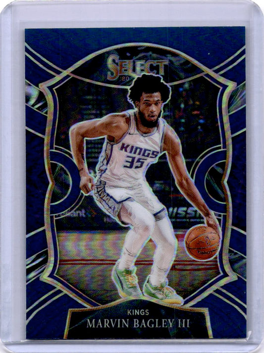 2020-21 Panini Select #25 Marvin Bagley III Blue
