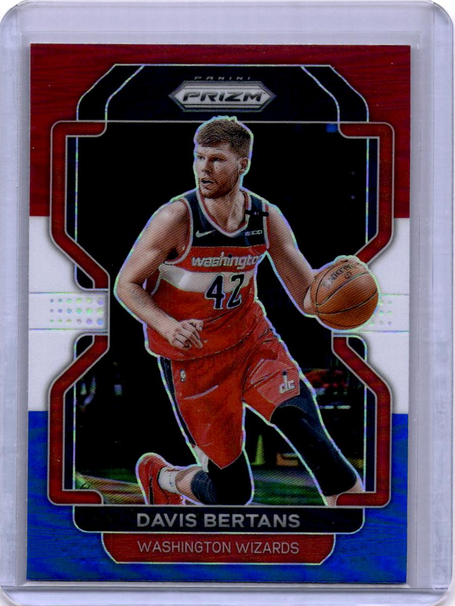 2021-22 Panini Prizm #23 Davis Bertans Red White and Blue