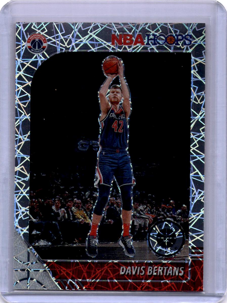 2019-20 Hoops Premium Stock #71 Davis Bertans Prizms Silver Laser