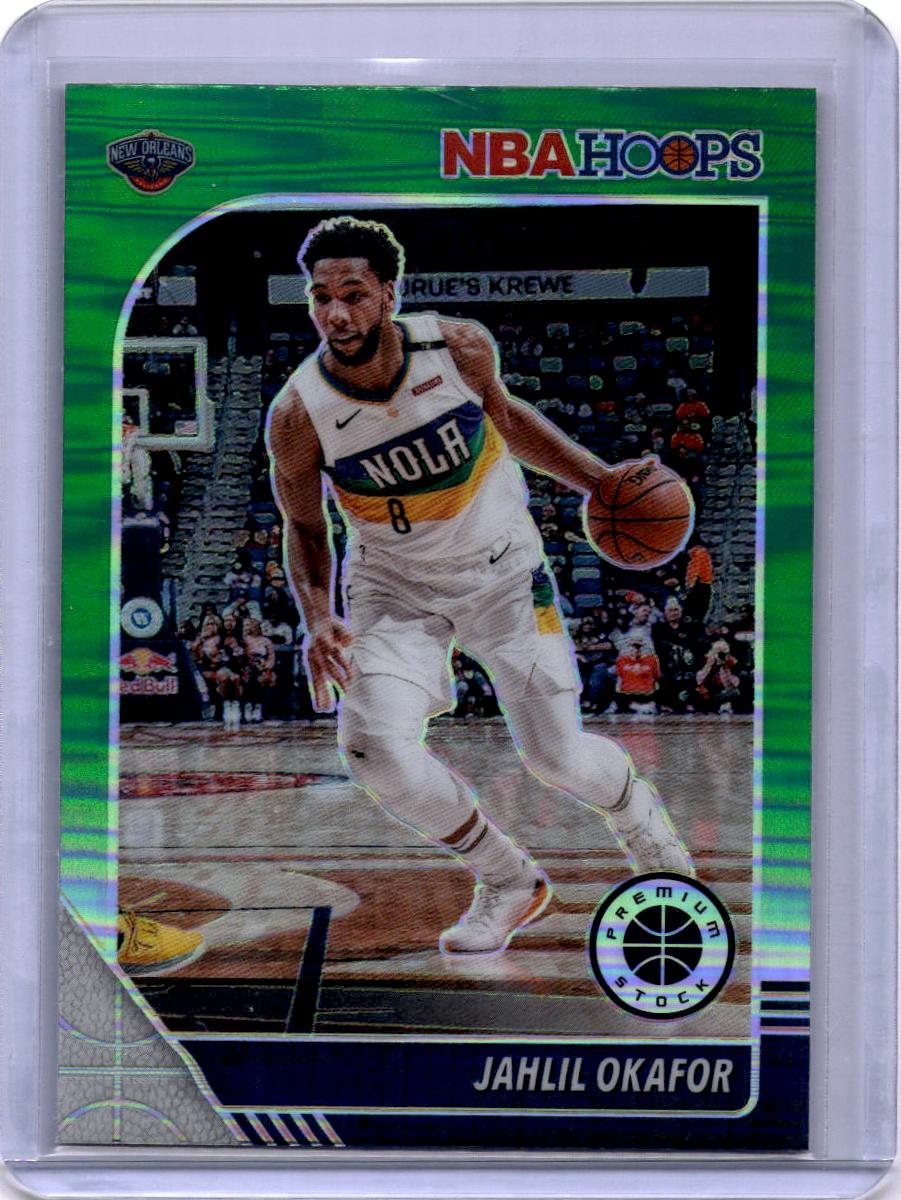 2019-20 Hoops Premium Stock #120 Jahlil Okafor Prizms Green