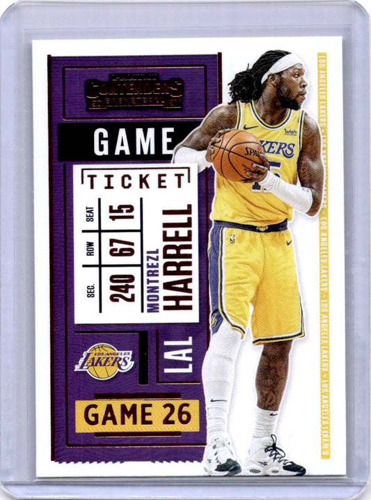 2020-21 Panini Contenders #91 Montrezl Harrell Game Ticket Bronze
