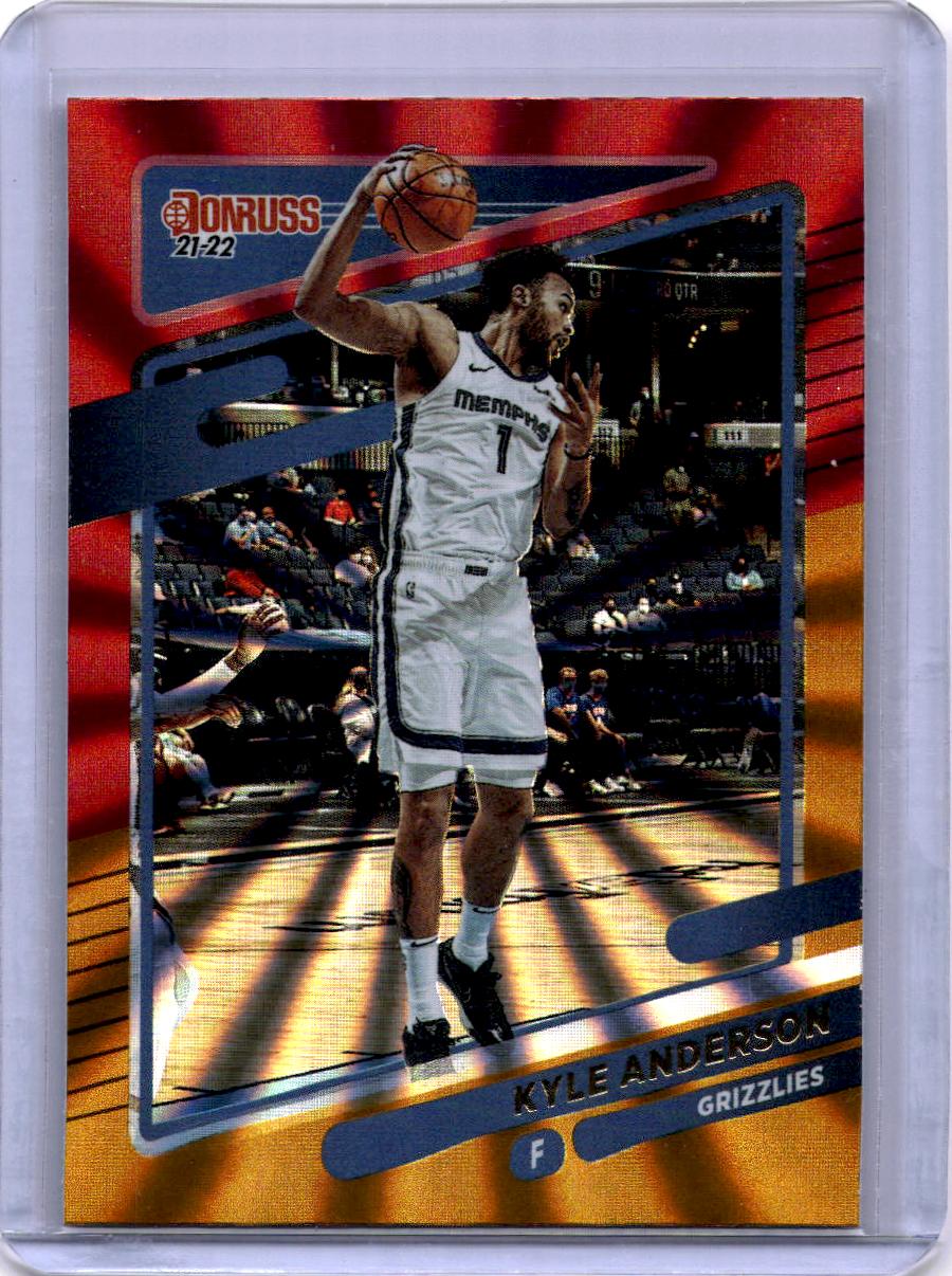 2021-22 Donruss #173 Kyle Anderson Holo Red and Gold Laser