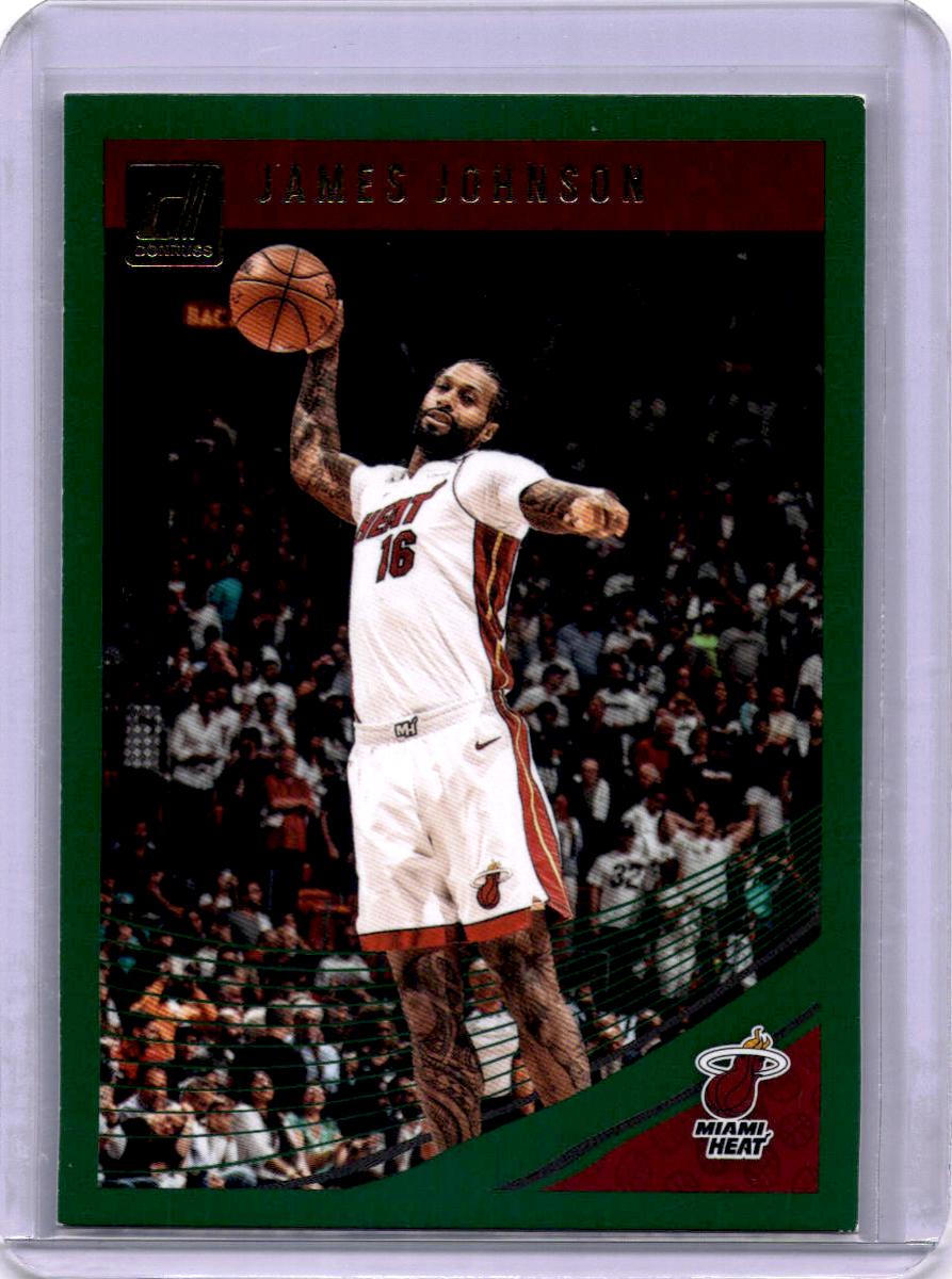 2018-19 Donruss #25 James Johnson Green Flood