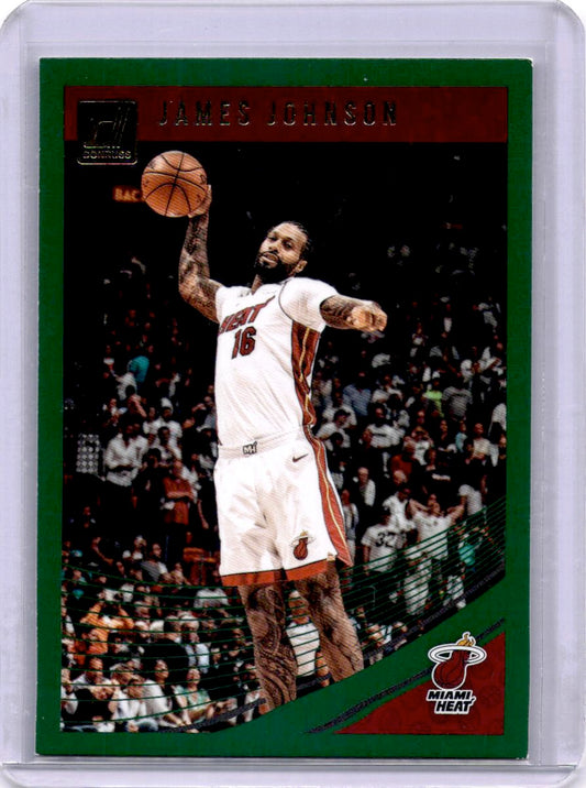 2018-19 Donruss #25 James Johnson Green Flood