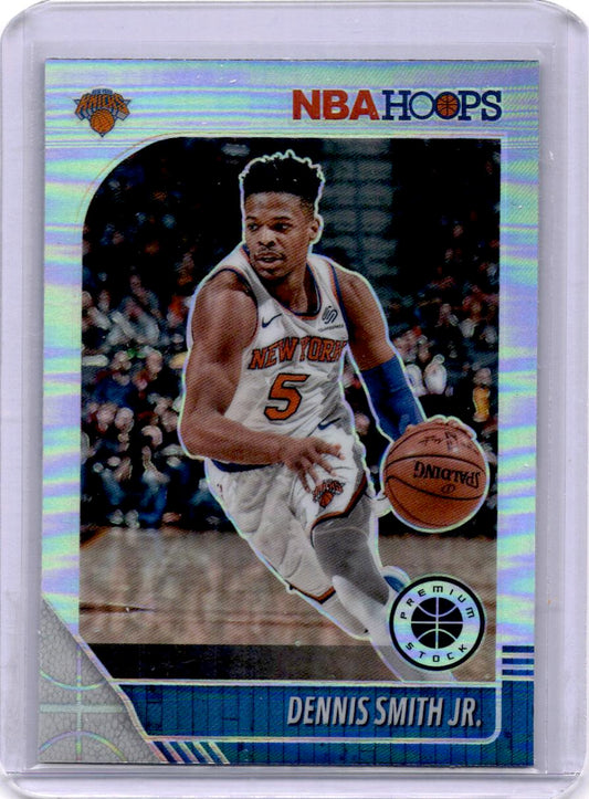 2019-20 Hoops Premium Stock #127 Dennis Smith Jr. Prizms Silver