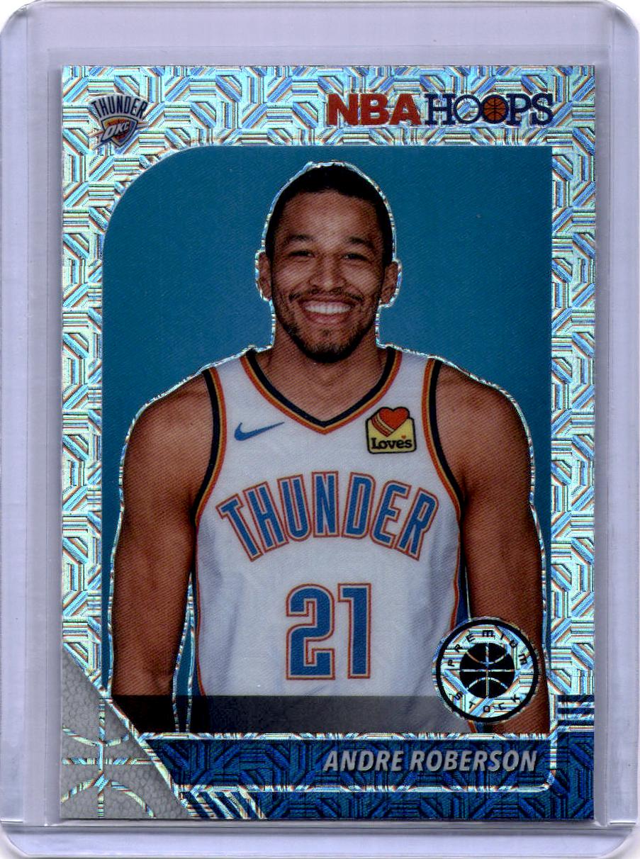 2019-20 Hoops Premium Stock #134 Andre Roberson Prizms Silver Mojo