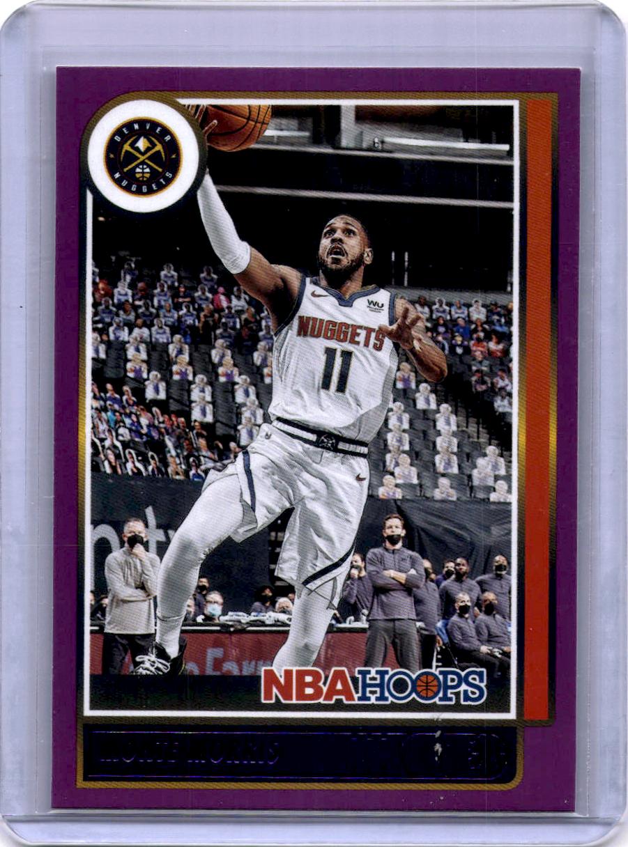 2021-22 Hoops #51 Monte Morris Purple